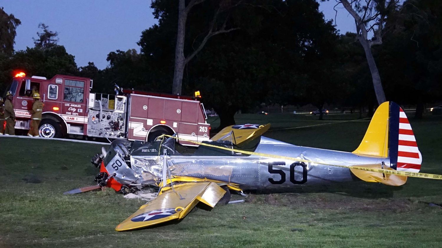 Harrison Ford bless  dans le crash d un petit avion  pr s 