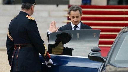 La défaite présidentielle de Nicolas Sarkozy est de mauvaise augure pour l'UMP dans les Hauts-de-Seine. (MARTIN BUREAU / AFP)
