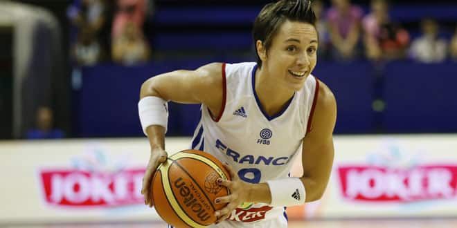 La basketteuse tricolore Céline Dumerc