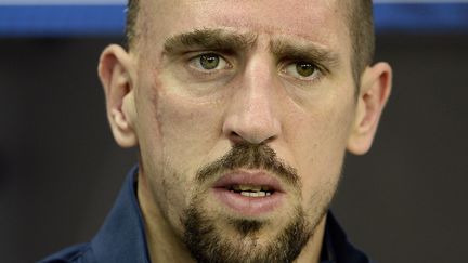 L'attaquant Franck Rib&eacute;ry, le 1er juin 2014 &agrave; Nice (Alpes-Maritimes). (FRANCK FIFE / AFP)