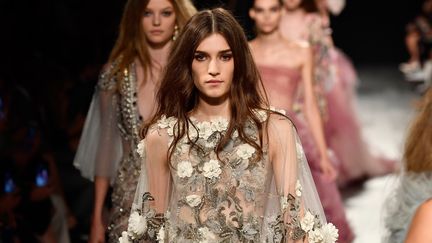 Défilé Marchesa à la New York Fashion Week, septembre 2017
 (Frazer Harrison / GETTY IMAGES NORTH AMERICA / AFP)