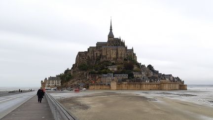 Le Mont-Saint-Michel, un des sites les plus visités de France. (LUCIE THUILLET / FRANCE BLEU COTENTIN / RADIO FRANCE)