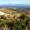 Vue du détroit de Gibraltar avec au loin, les côtes marocaines. (PIERRE-PHILIPPE MARCOU / AFP)