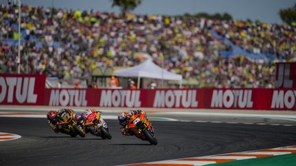 Le championnat MotoGP et 48 autres championnats du monde sont concernés par les annonces de la FIM, le 5 mars 2022. (GIGI SOLDANO / GIGI SOLDANO)