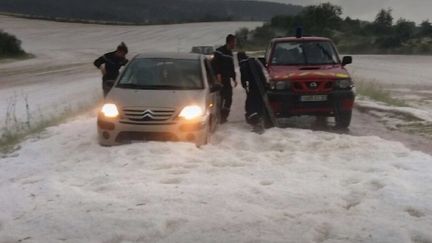 Intempéries : pluie de grêlons dans le Gard