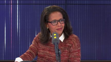 Audrey Pulvar était l'invitée du "8h30 franceinfo"&nbsp;le&nbsp;2 novembre 2019. (FRANCEINFO / RADIO FRANCE)