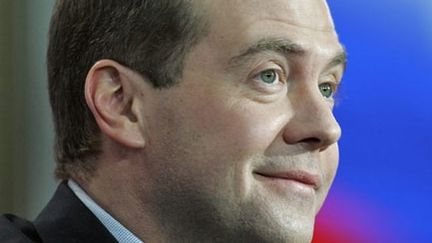 Le président russe élu, Dmitri Medvedev (© AFP - Artyom Korotayev)