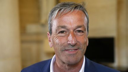 Philippe Vigier, co-président du nouveau groupe de l'Assemblée nationale, "Liberté et territoires". (GEOFFROY VAN DER HASSELT / AFP)