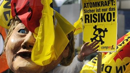 meeting contre la prolongation de durée des centrales nucléaires allemande dimanche à Berlin (AFP PHOTO / ODD ANDERSEN)