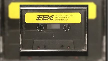 Une cassette du groupe FEX qui comporte leur chanson "Subways of Your Mind", recherchée sur internet pendant près de vingt ans sous le nom de "la chanson la plus mystérieuse d'internet". (MARIJN1412 / FEX)