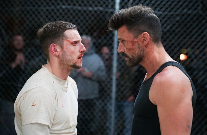 Jamie Bell et Frank Grillo dans "Donnybrook" de Tim Sutton. (BRIAN DOUGLAS Copyright Les Bookmakers / The Jokers)