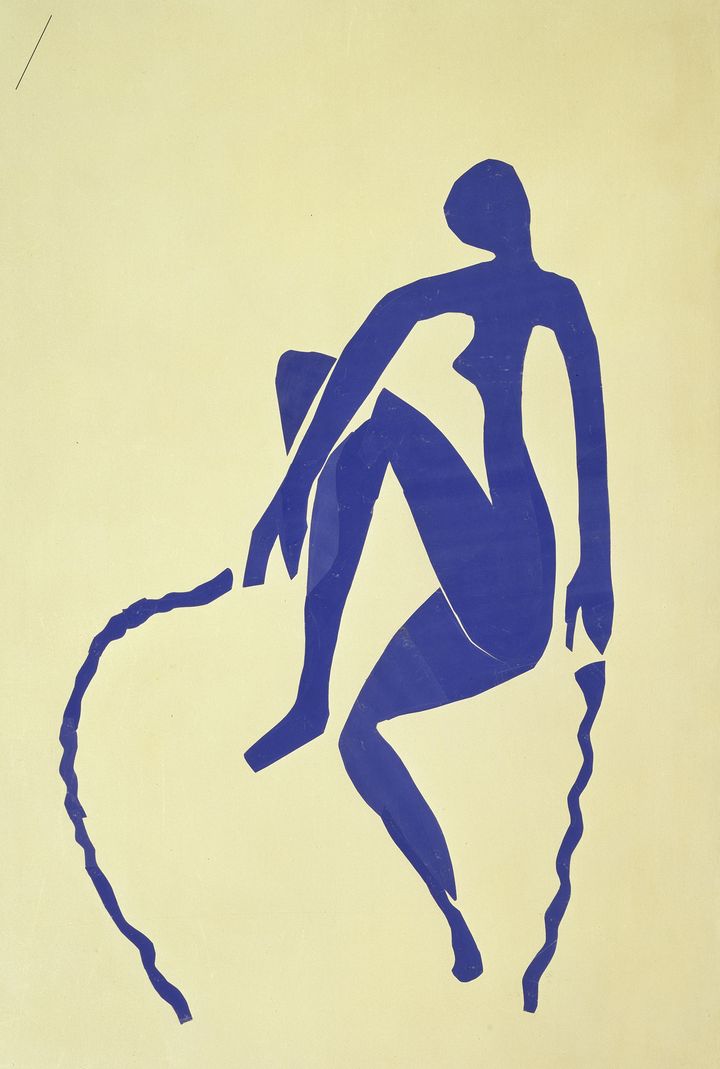 Henri Matisse, "Nu bleu, sauteuse de corde", 1952. (BPK / NATIONALGALERIE SMB MUSEUM BERGGRUEN / JENS ZIEHE)