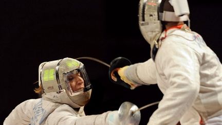 Apithy Bolade (France) face à Nikolay Kovalev (Russie) en 2008 à Kiev (SERGEI SUPINSKY / AFP)