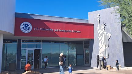 Les bureaux de l'immigration à Phœnixn en Arizona (FRANCEINFO / RADIOFRANCE)