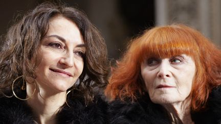 Nathalie Rykiel et sa mère Sonia en janvier 2006.
 (François Guillot / AFP)