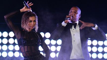 Beyoncé et Jay-Z à Los Angeles en janvier 2014
 (FREDERIC J. BROWN / AFP)