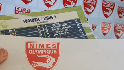 &nbsp; (Le Nîmes Olympique au cœur de l'affaire des matchs truqués en Ligue 2 © MAXPPP)