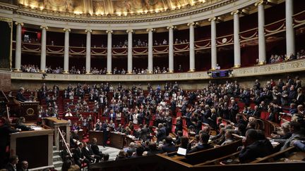 L'Assemblée nationale lors d'une séance de questions au gouvernement, le 3 octobre 2018. (THOMAS SAMSON / AFP)