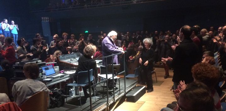 Pierre Henry ovationné par le public de la Philharmonie.
 (LCA/Culturebox)