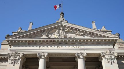 La façade du palais de justice à Strasbourg (Bas-Rhin), le 9 octobre 2021. (JEAN-MARC LOOS / MAXPPP)