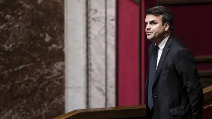 Le député socialiste Thomas Thévenoud, le 22 février 2017 à l'Assemblée nationale. (MAXPPP)