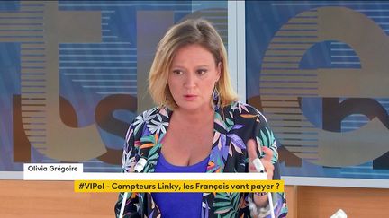 Olivia Grégoire était l'invitée de "Votre instant politique" sur franceinfo, mardi 1er juin. (FRANCEINFO)