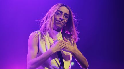 Bilal Hassani en concert à Beauvais (Oise), le 13 février 2020 (EDMOND SADAKA / SIPA)