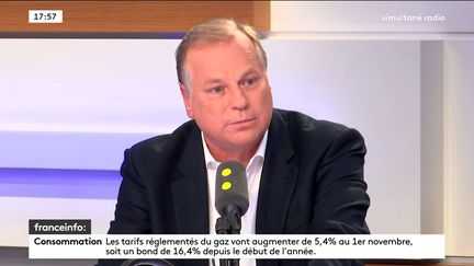 Michel Morauw, le directeur général du groupe Hyatt en France. (RADIO FRANCE / CAPTURE D'ÉCRAN)