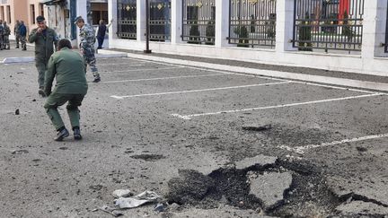 Le Haut-Karabakh sous les bombes.&nbsp; (CLAUDE BRUILLOT / REDACTION INTERNATIONALE / RADIO FRANCE)