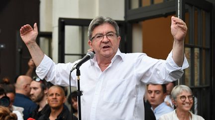 Jean-Luc Mélenchon, leader de&nbsp;La France insoumise, 19 juin 2022. (BERTRAND GUAY / AFP)