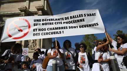 Les familles de victimes se mobilisent pour dénoncer les drames des narcomicides à Marseille. Photo d'illustration. (NICOLAS TUCAT / AFP)