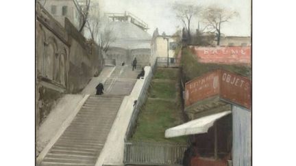 Palette clair pour évoquer une rue typique de Paris.
 (DR)