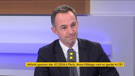 Emmanuel Grégoire invité de franceinfo le 18 novembre 2019.&nbsp; (FRANCEINFO / RADIOFRANCE)