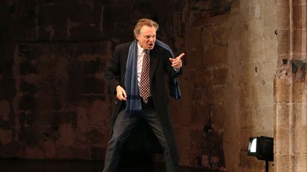 Philippe Caubère dans "Adieu Ferdinand- Le Casino de Namur" au théâtre de l'Athénée à Paris, jusqu'au 14 janvier 2018. (Michele Laurent)