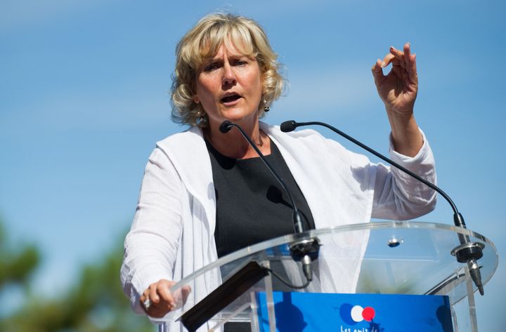 L'ancienne ministre UMP de l'Apprentissage et de la Formation Nadine Morano, au rassemblement des amis de Nicolas Sarkozy à Arcachon le 2 septembre 2013.
 (DUPUY FLORENT/SIPA )