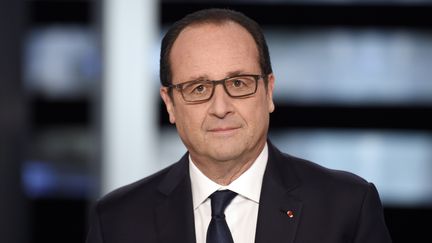 François Hollande sur le plateau de TF1  (MARTIN BUREAU / POOL)