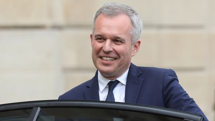 François de Rugy, alors ministre de la Transition écologique, le 7 mai 2019 à Paris. (LUDOVIC MARIN / AFP)