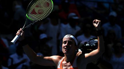 La joie d'Anastasija Sevastova (AL BELLO / GETTY IMAGES NORTH AMERICA)