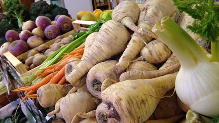 Des légumes bio vendus en circuit court. (THOMAS SCHONHEERE / FRANCE BLEU NORMANDIE)