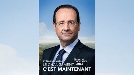 La nouvelle affiche de campagne de François Hollande (DR)