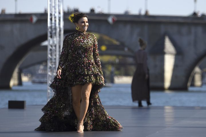 Show L'Oréal 2018 : la mannequin Eva Langoria
 (Alain JOCARD / AFP)