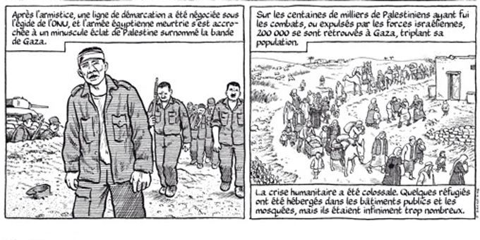 Extrait de &quot;Gaza 1956&quot; de Joe Sacco
 (Joe Sacco - Futuropolis)