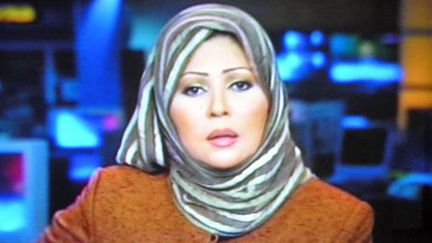 La présentatrice d'Al-Jazira, Khadidja Benguena. (Capture d&#039;écran/FTV)