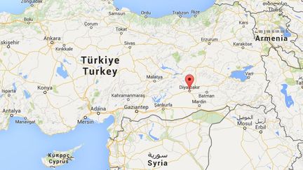 Diyarbakir, Turquie. ( GOOGLE MAPS)