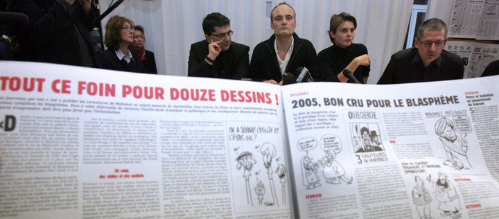 Charlie Hebdo avait repris les caricatures danoises 
 (JACK GUEZ / AFP)