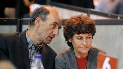 Patrice Ciprelli et Jeannie Longo (JEAN-PIERRE CLATOT / AFP)