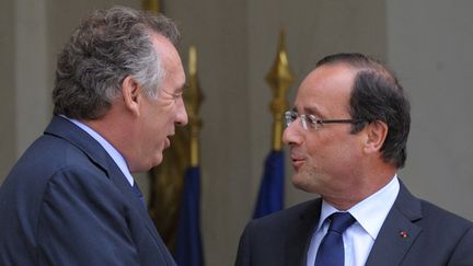 &nbsp; (François Bayrou reçu par François Hollande à l'Elysée en juin 2012 © REUTERS | Philippe Wojazer)