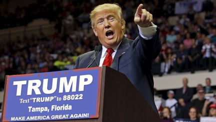 Meeting en Floride du candidat à la primaire républicaine Donald Trump.