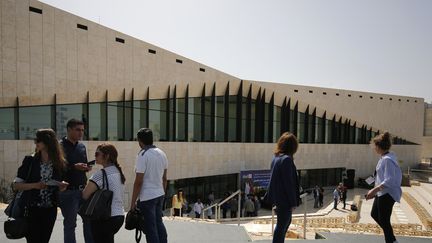 Le "Musée palestinien" de Bir Zeit de l'extérieur ici en 2016
 (ABBAS MOMANI / AFP)