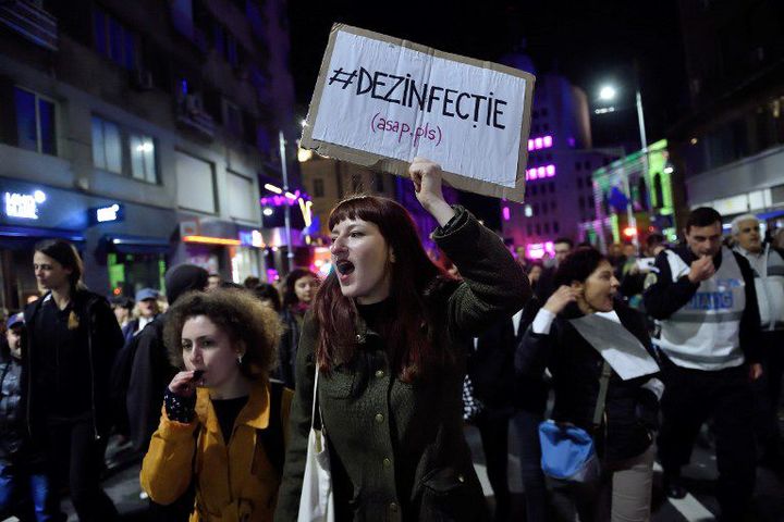 Manifestation anti-corruption le 6 mai 2016 à Bucarest (AFP - Daniel MIHAILESCU)